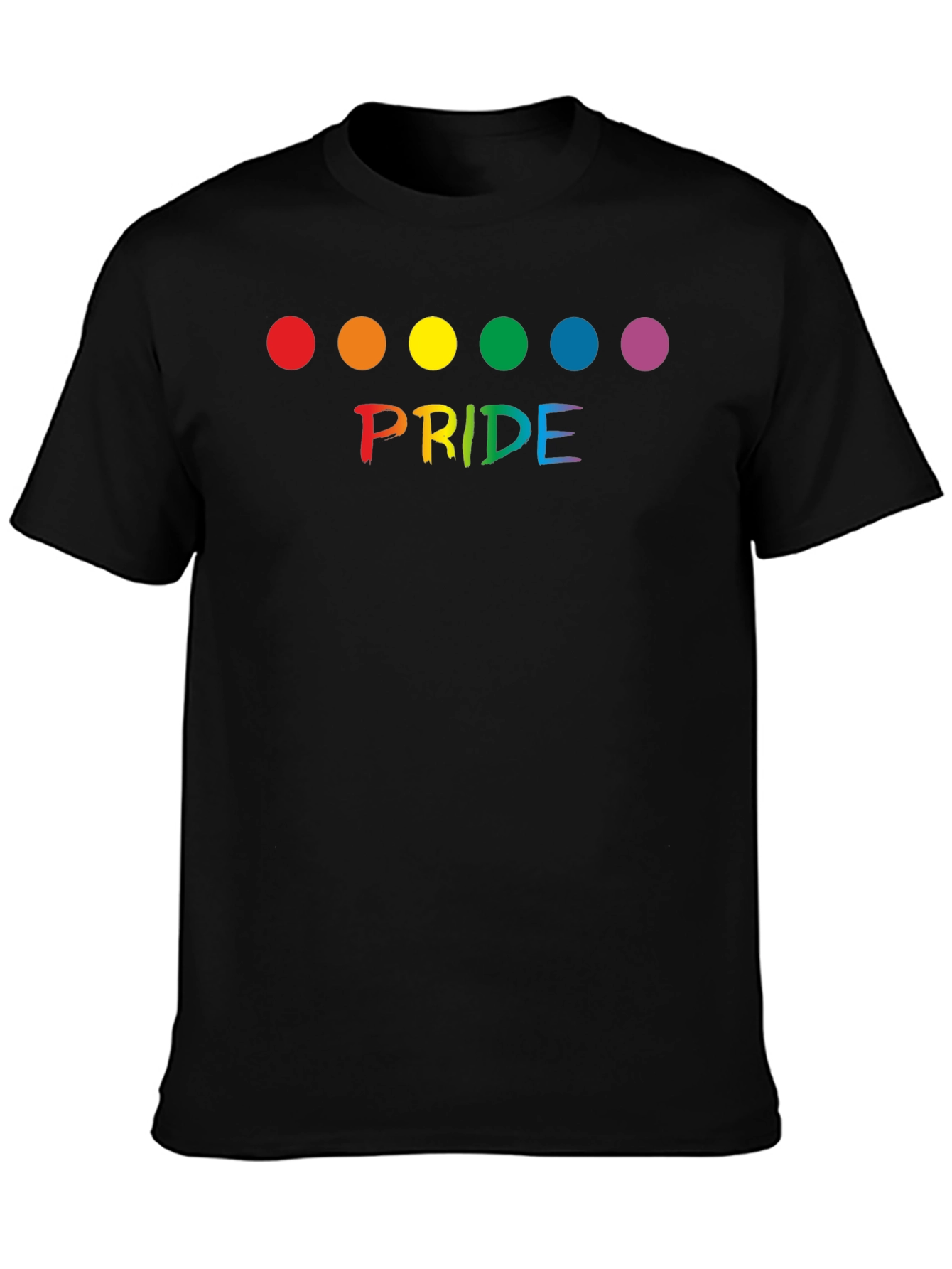 Pride Rainbow Dot Graphic T-Shirt - Unisex