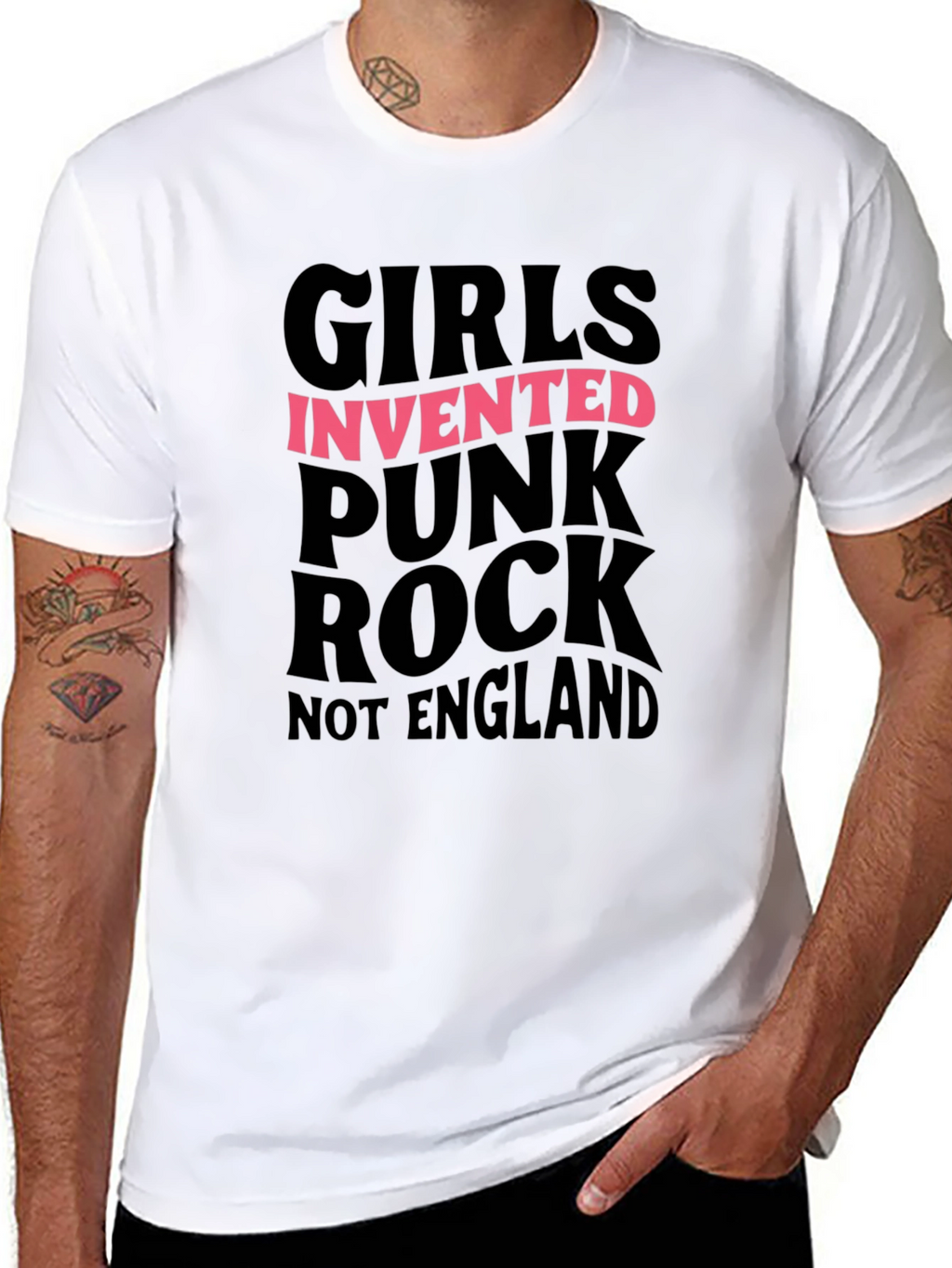 Girls Invented Punk Rock Graphic Tee