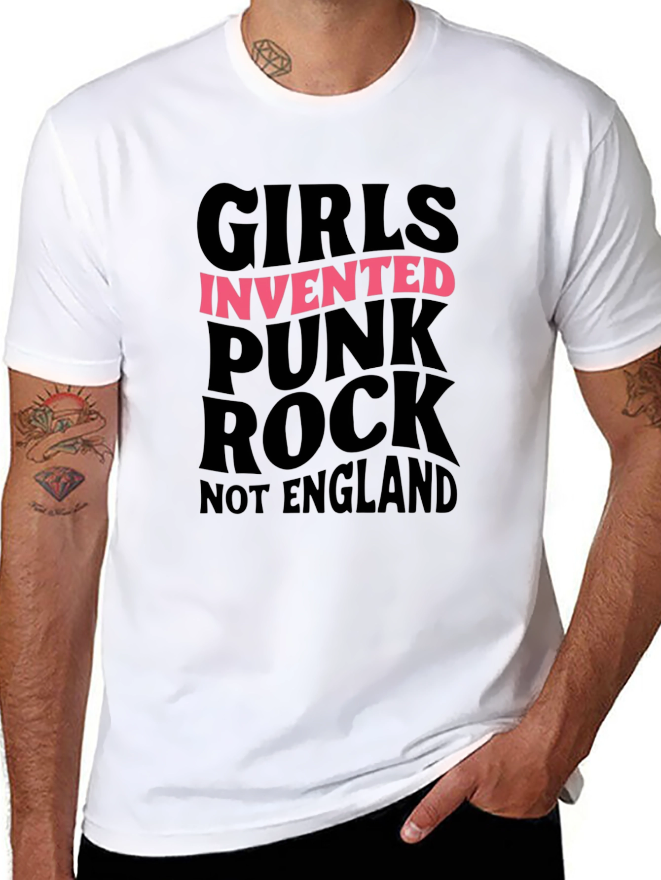 Girls Invented Punk Rock Graphic Tee