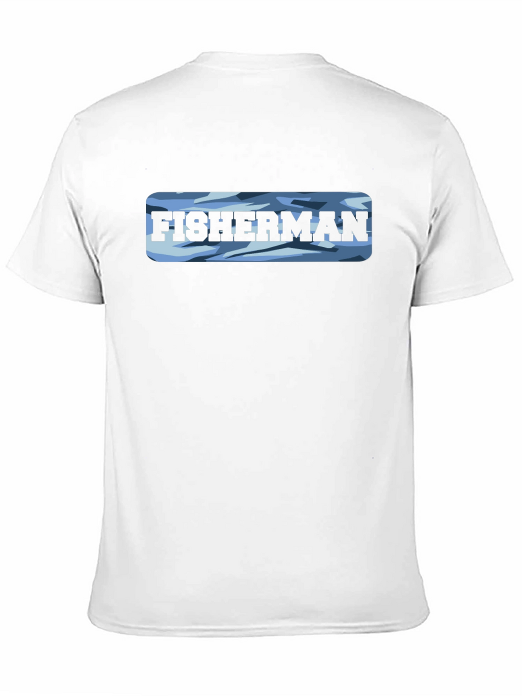 Fisherman Camo T-Shirt - Classic Crew Neck