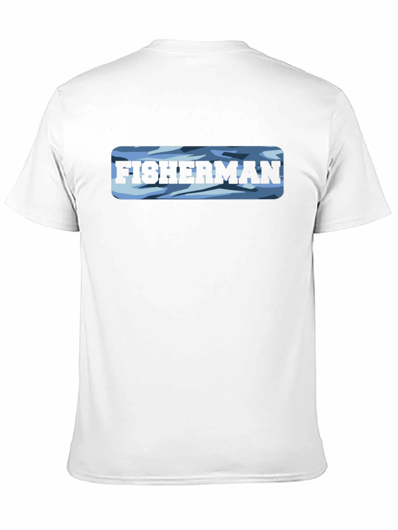 Fisherman Camo T-Shirt - Classic Crew Neck