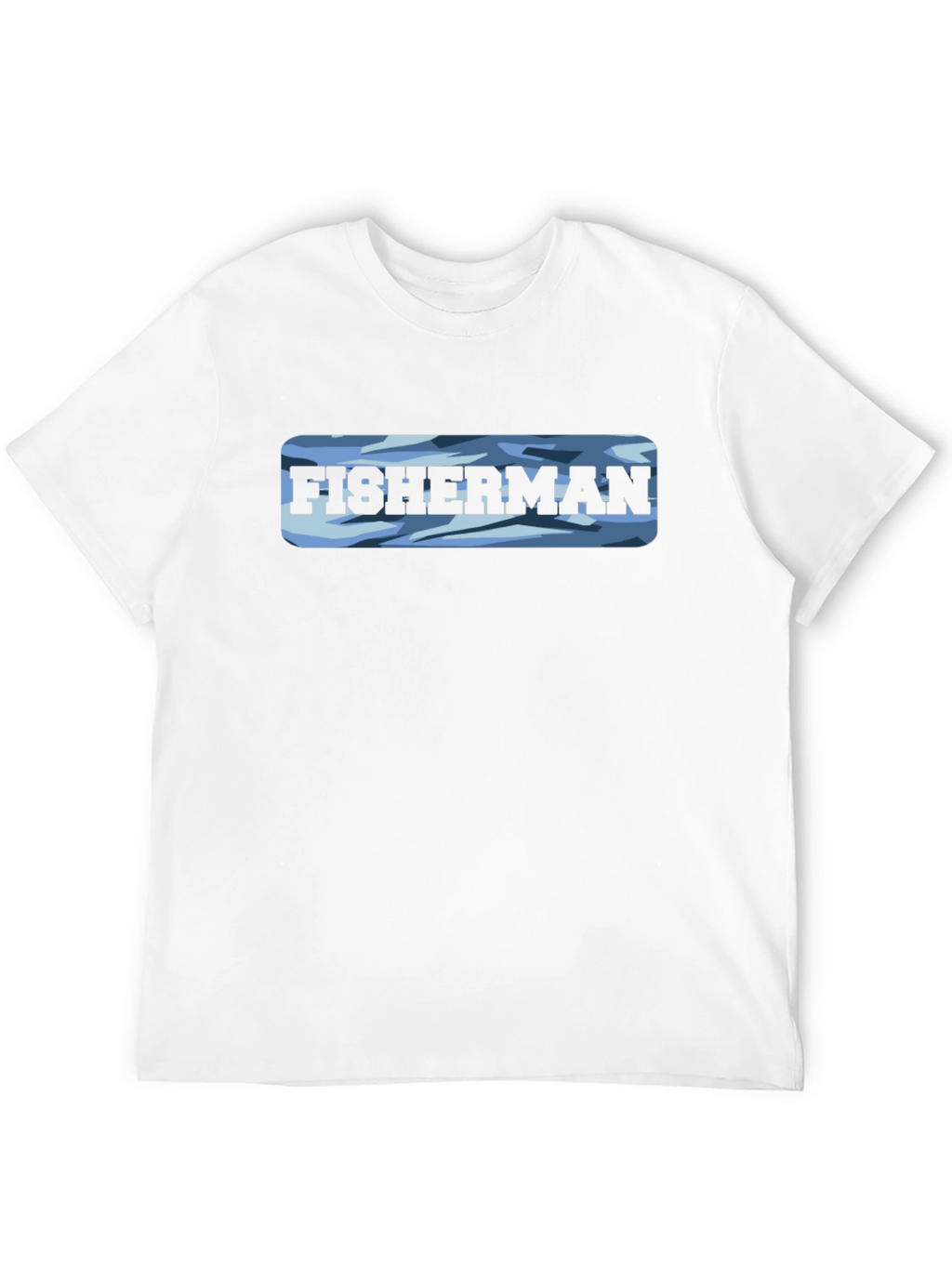 Fisherman Camo T-Shirt - Classic Crew Neck