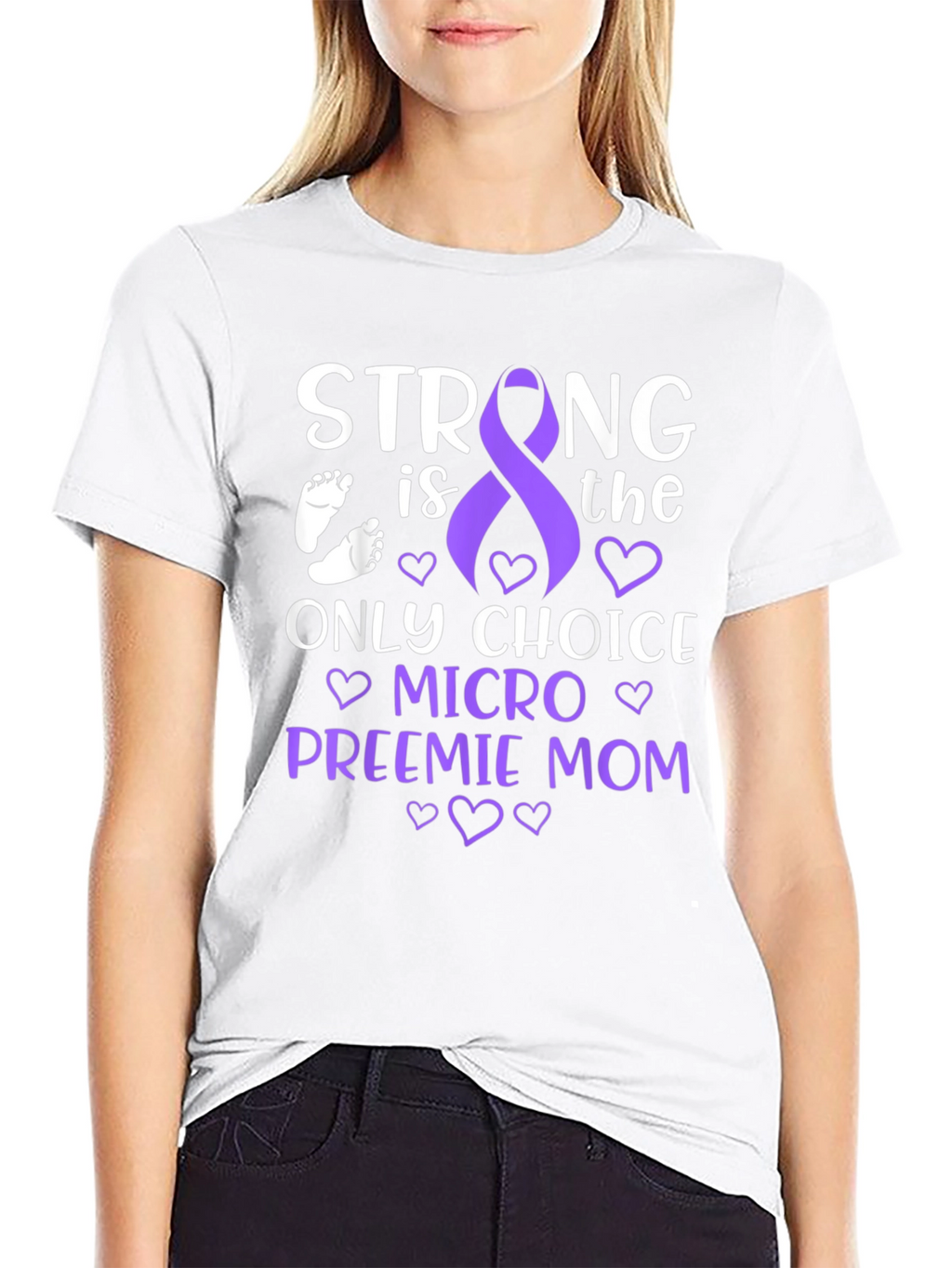 Strong Preemie Mom T-Shirt