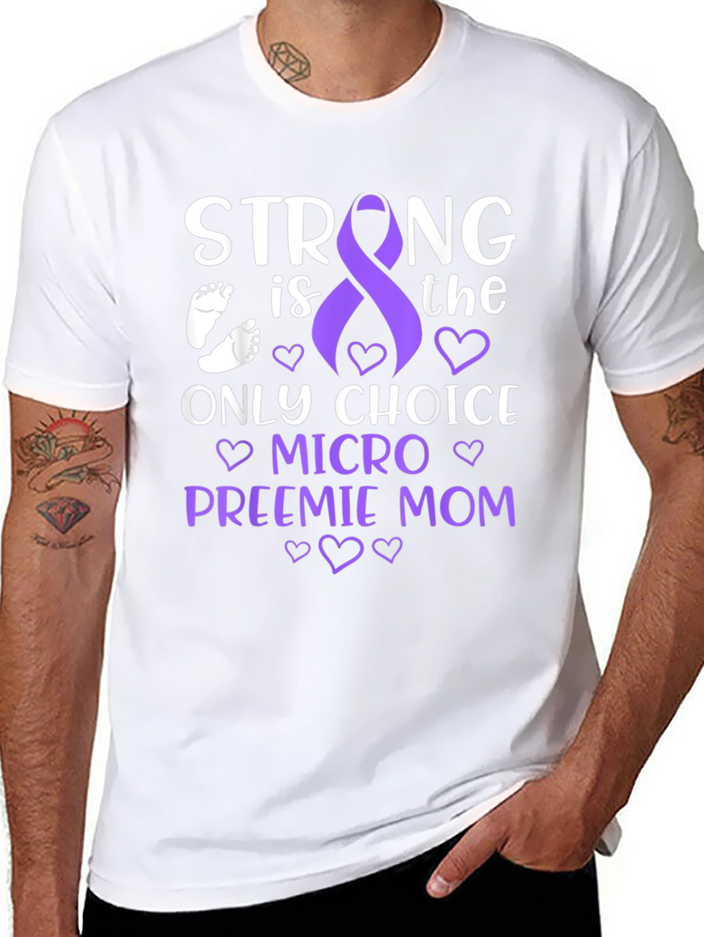 Strong Preemie Mom T-Shirt