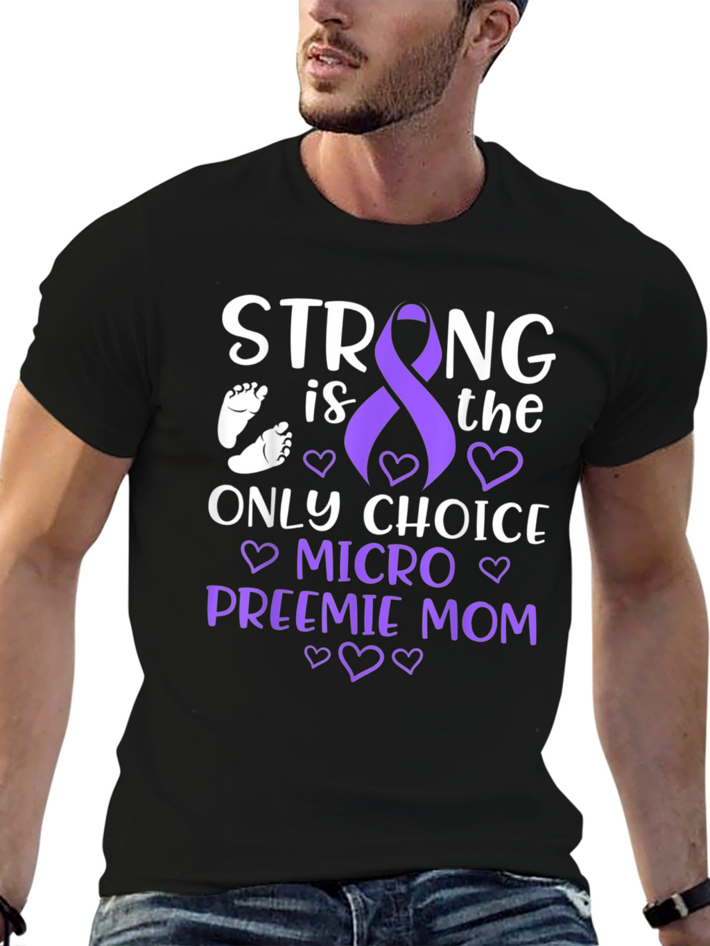 Strong Preemie Mom T-Shirt