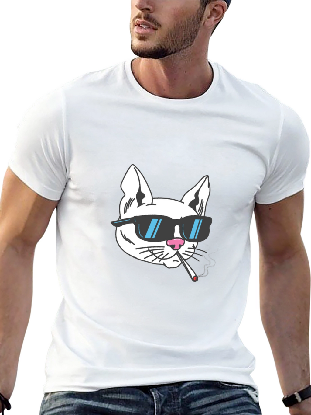 Cool Cat T-Shirt: Fun Graphic Tee