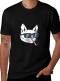 Cool Cat T-Shirt: Fun Graphic Tee