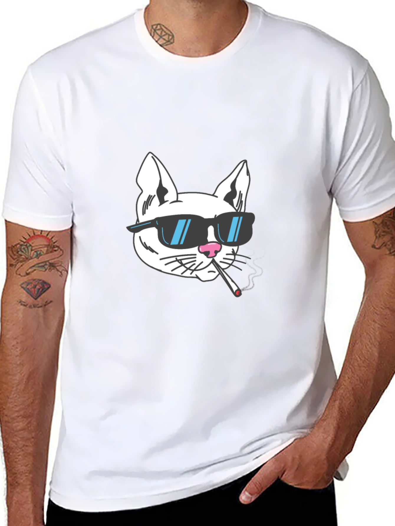 Cool Cat T-Shirt: Fun Graphic Tee