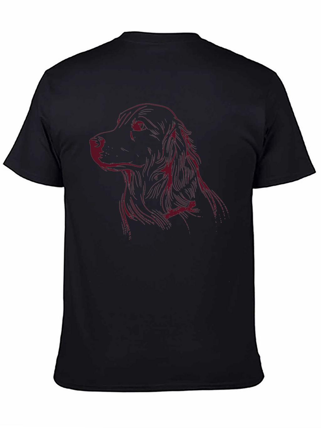Dog Graphic Black T-Shirt