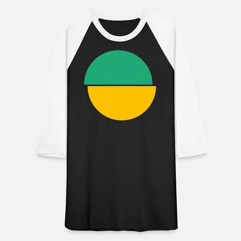 Half Circles Green And Yellow Design
