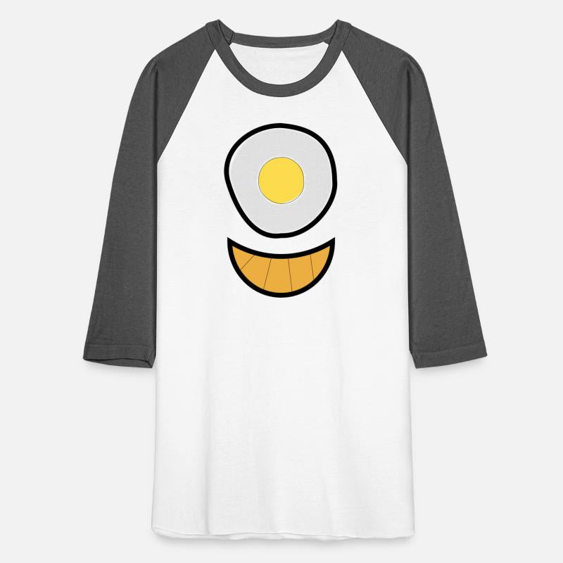 Happy Breakfast of a Fried Egg and a Croissant 80s