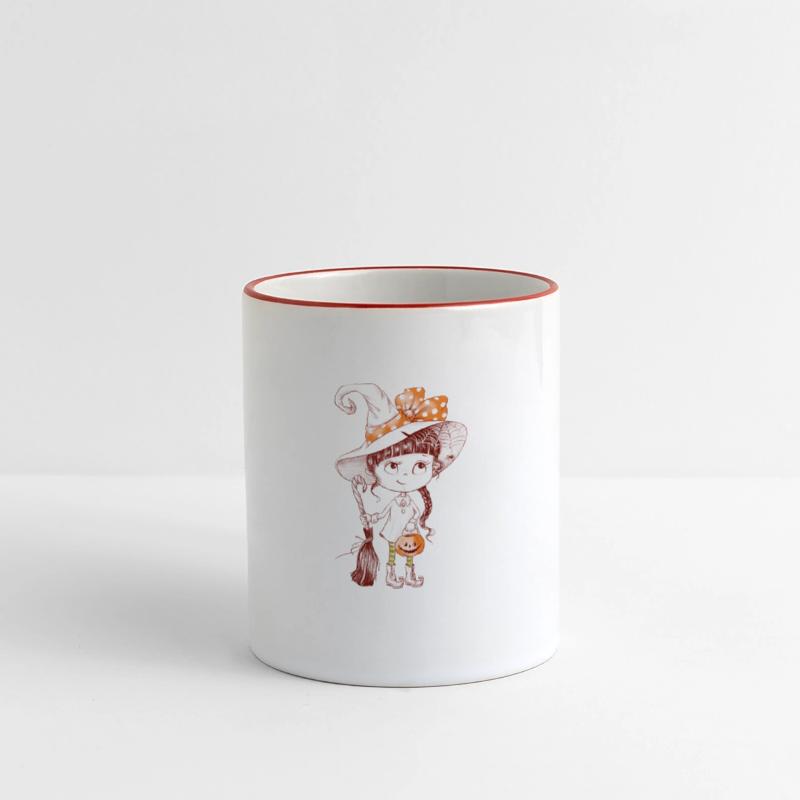 Happy Halloween little girl costume cartoon