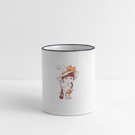 Happy Halloween little girl costume cartoon