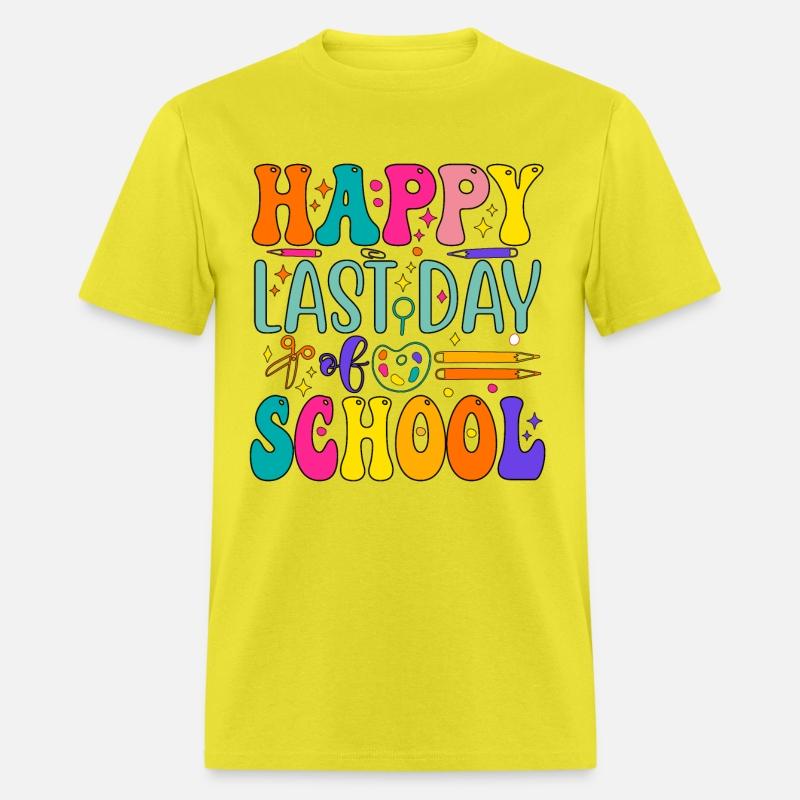 Happy Last Day Of School Teacher Student Graduatio