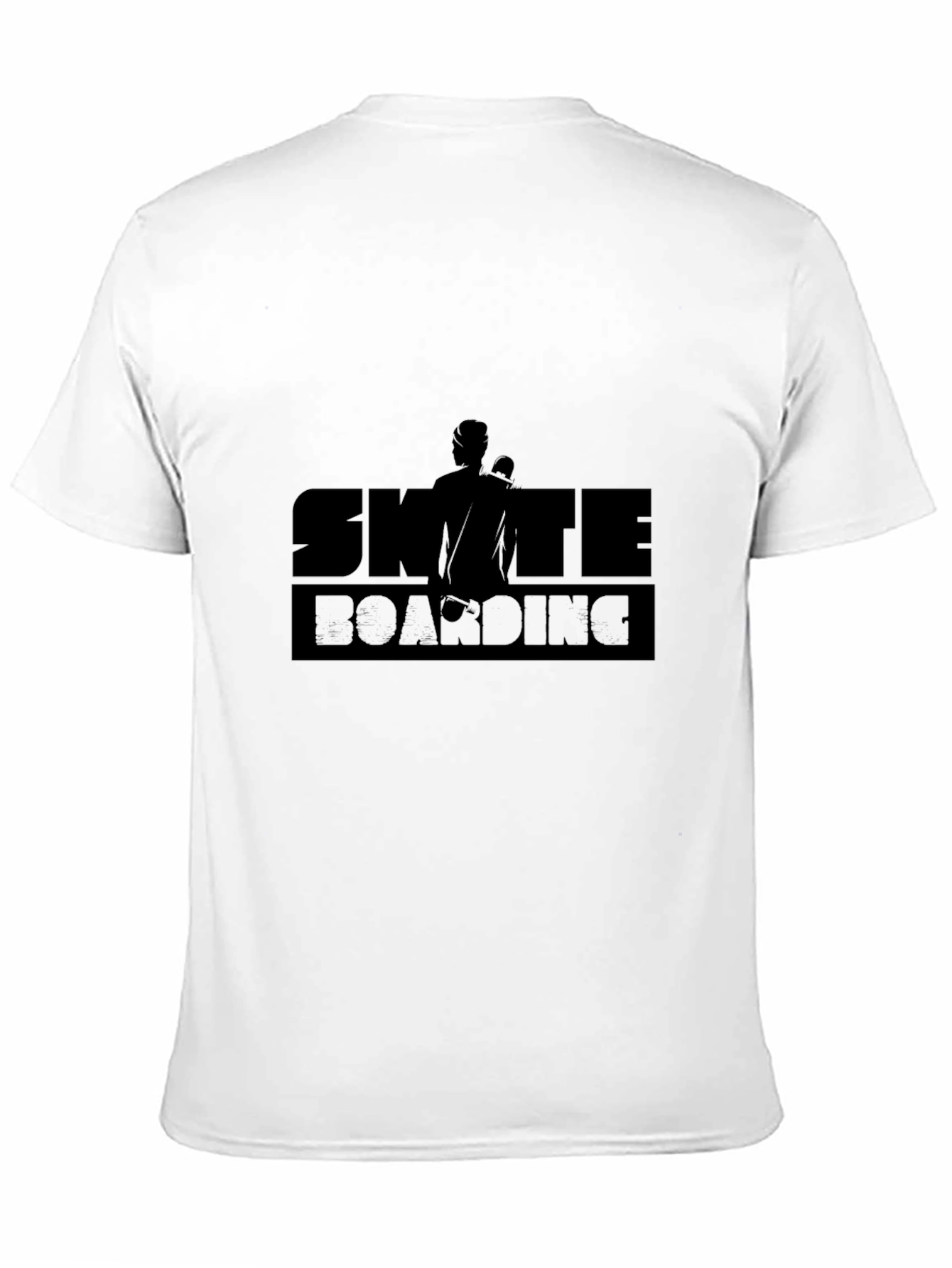 Skateboarding Graphic Tee - Cool Black T-Shirt