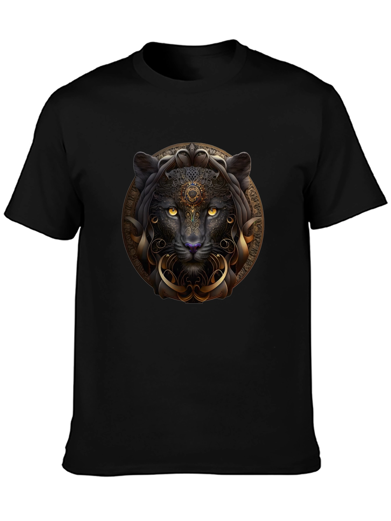 Mystic Panther Graphic Tee - Unique Art Design