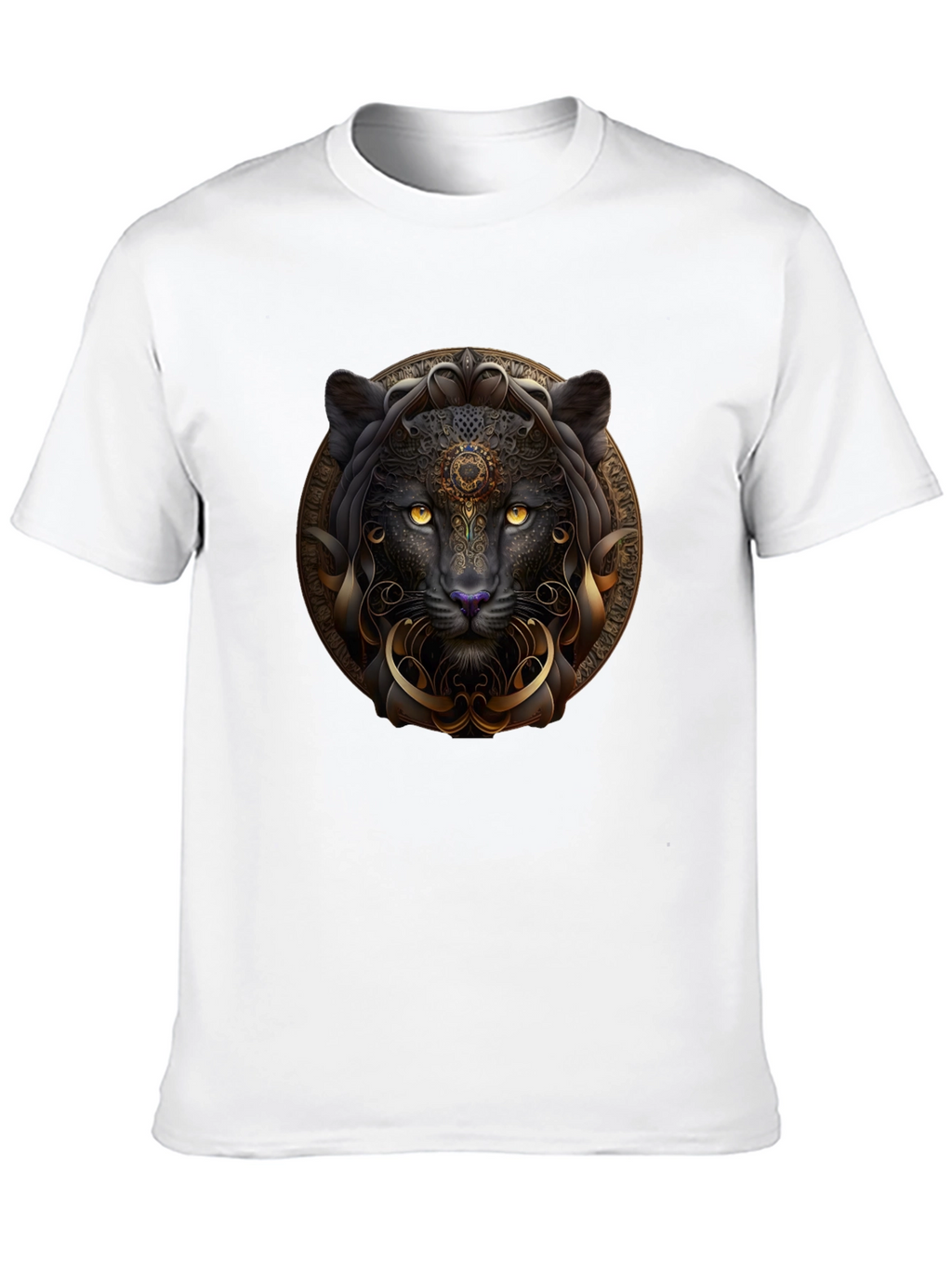 Mystic Panther Graphic Tee - Unique Art Design