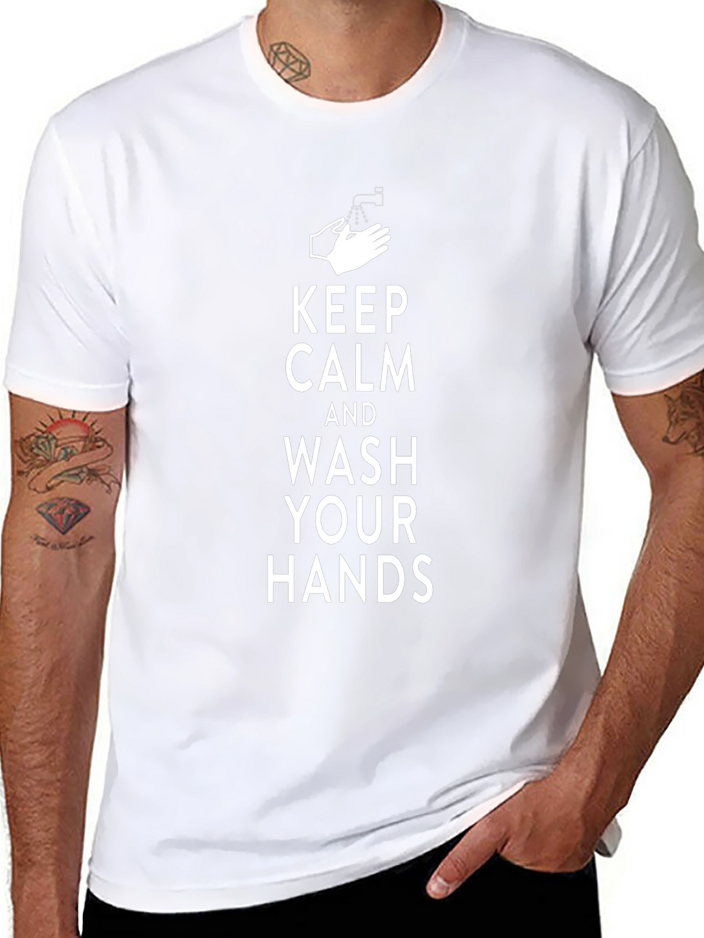 Keep Calm Wash Your Hands T-Shirt