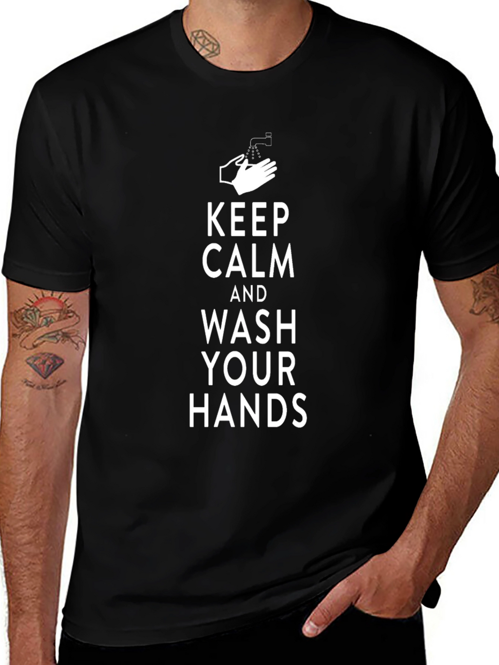 Keep Calm Wash Your Hands T-Shirt