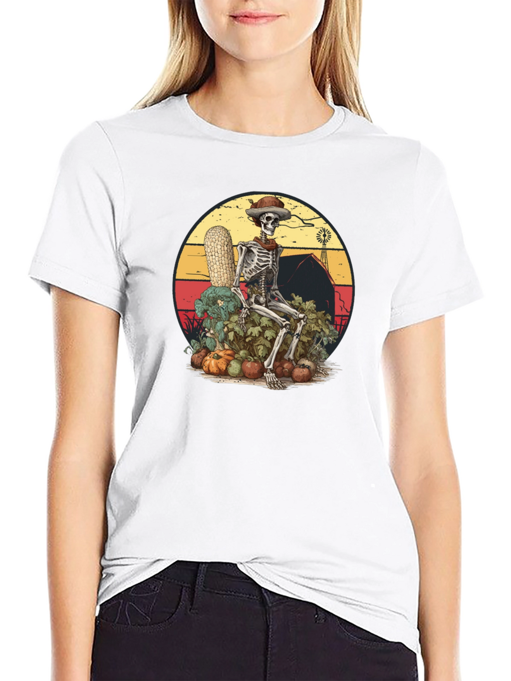 Harvest Skeleton Graphic Tee