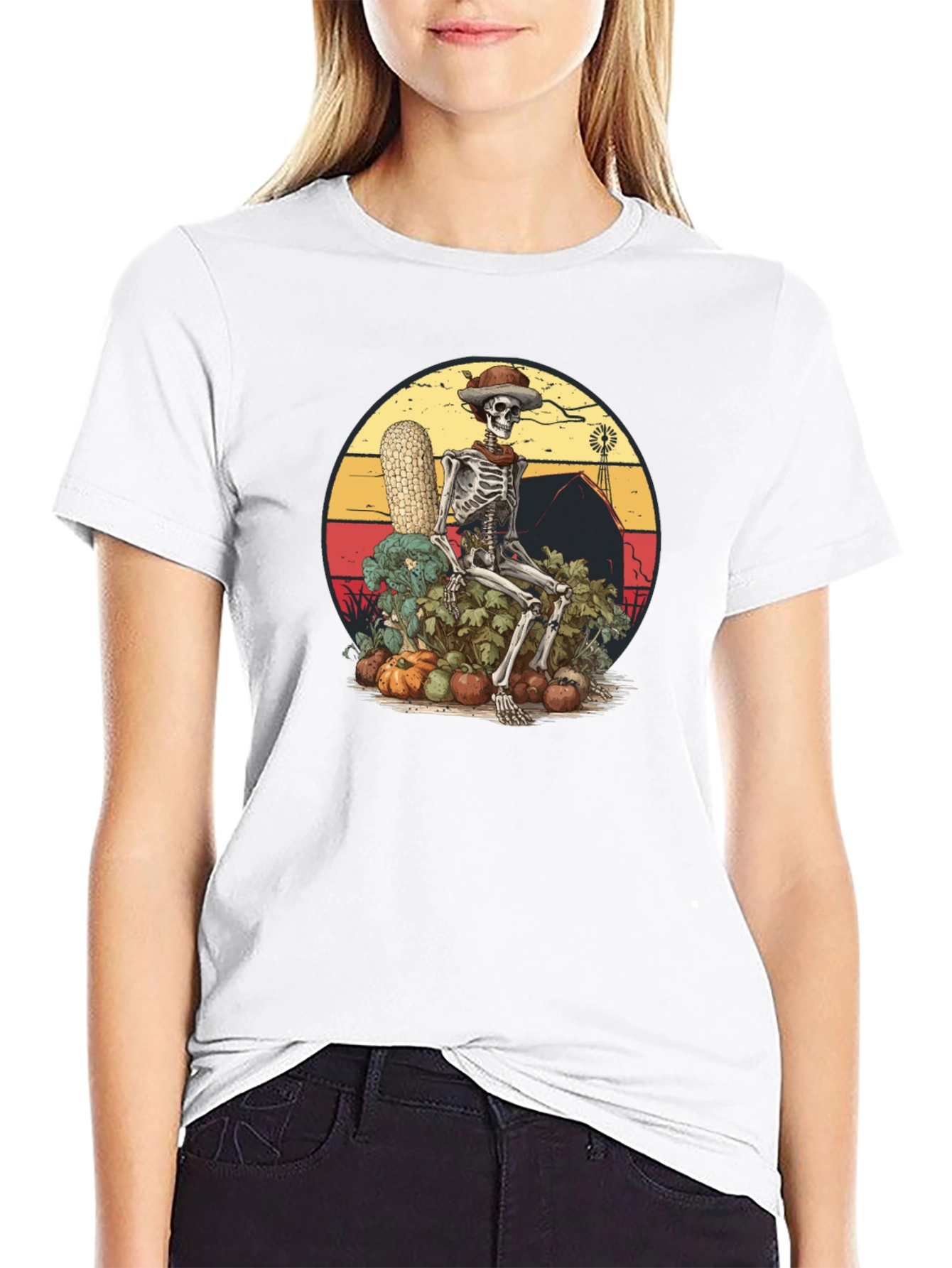Harvest Skeleton Graphic Tee