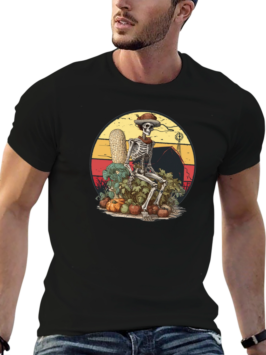 Harvest Skeleton Graphic Tee
