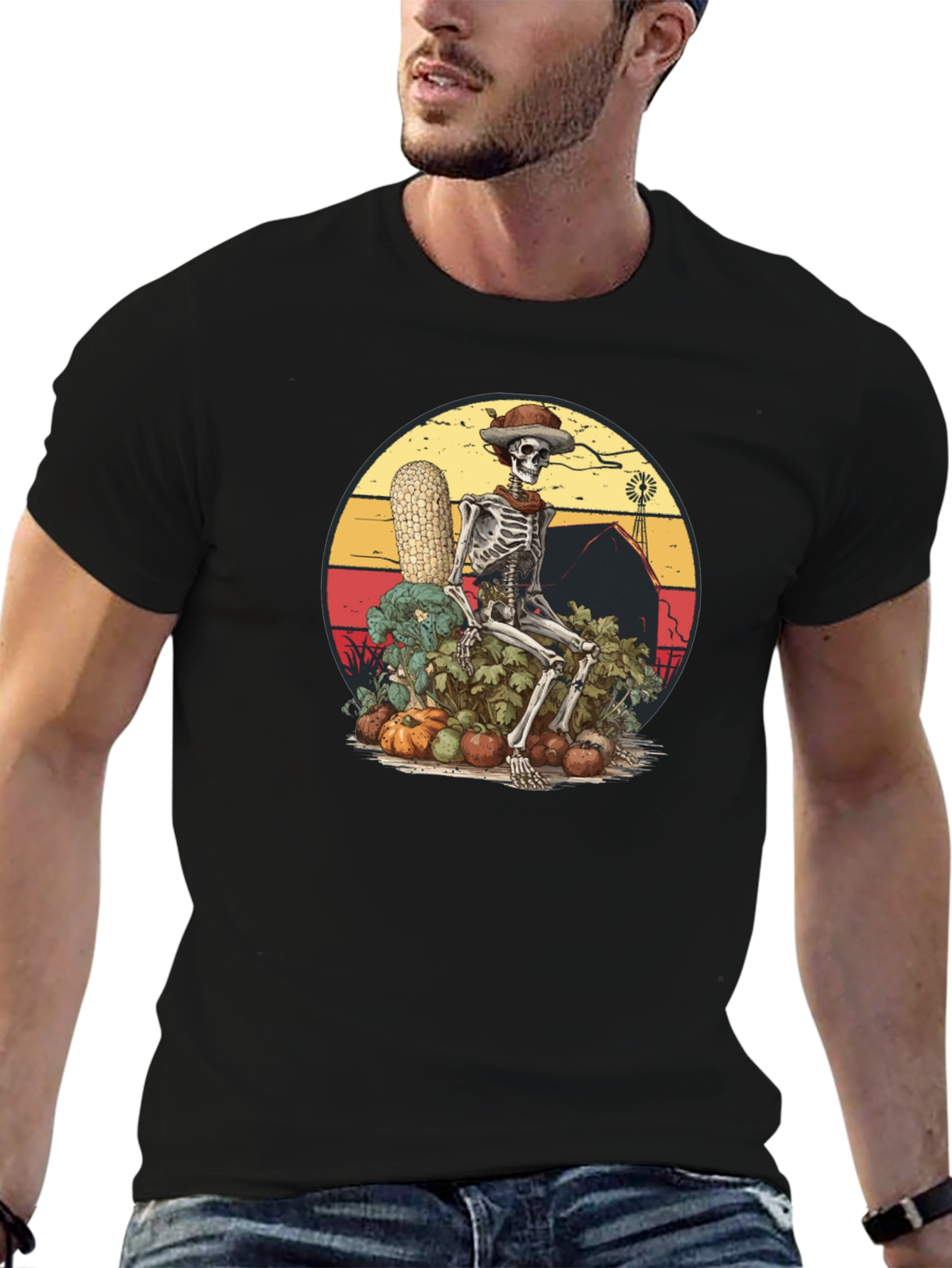 Harvest Skeleton Graphic Tee