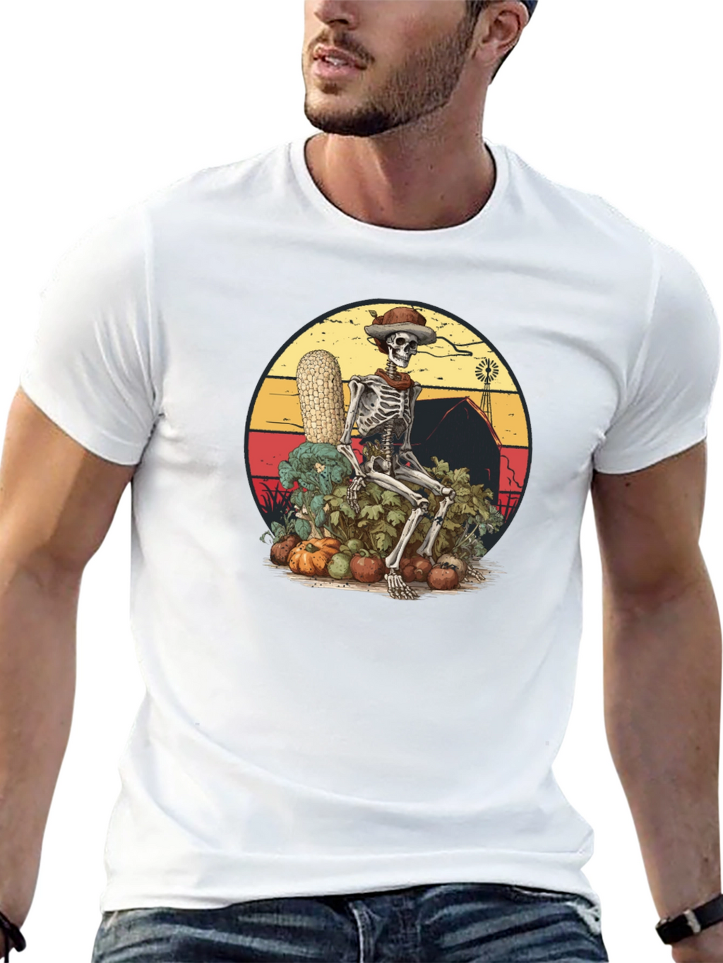 Harvest Skeleton Graphic Tee