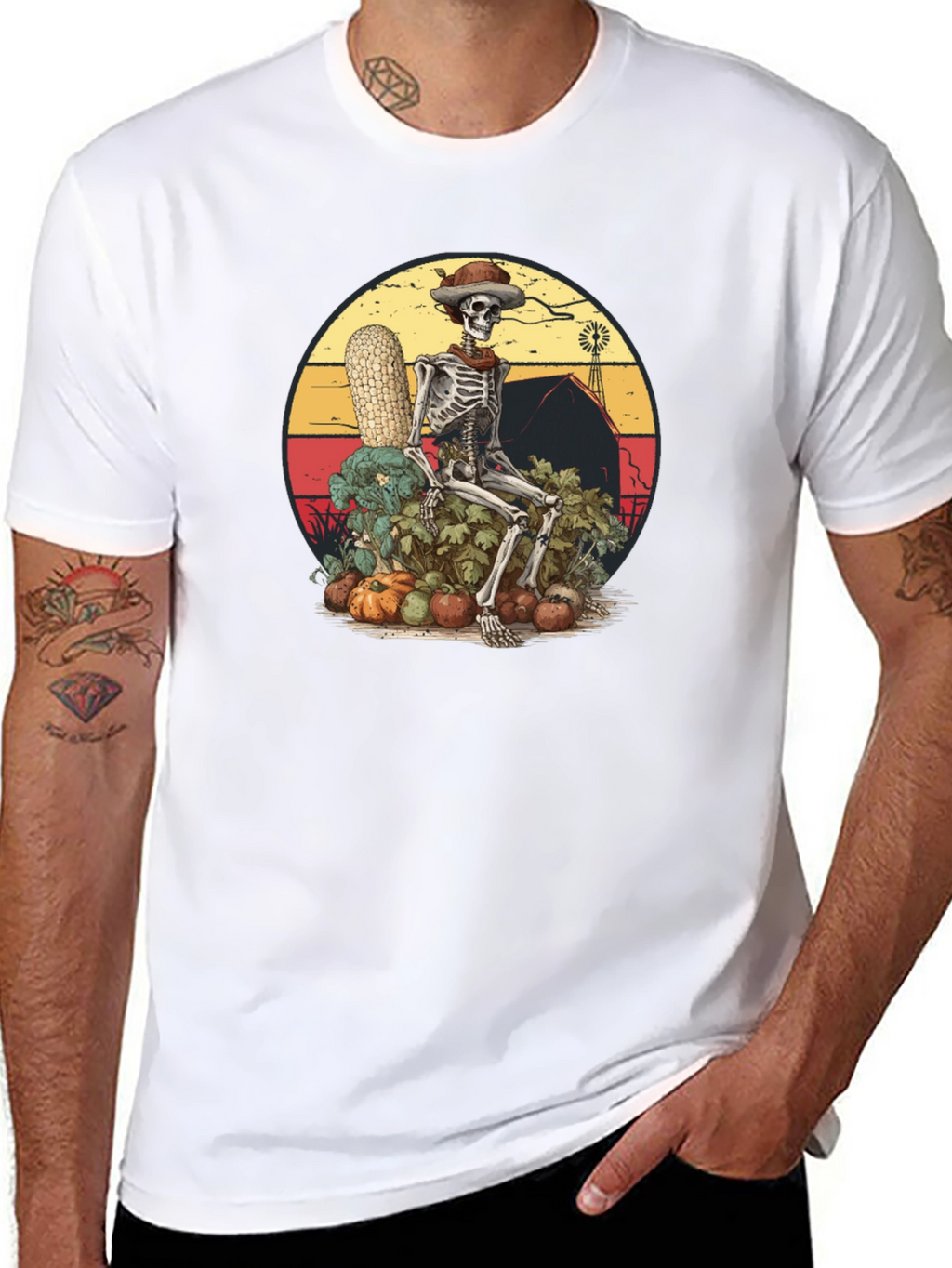 Harvest Skeleton Graphic Tee