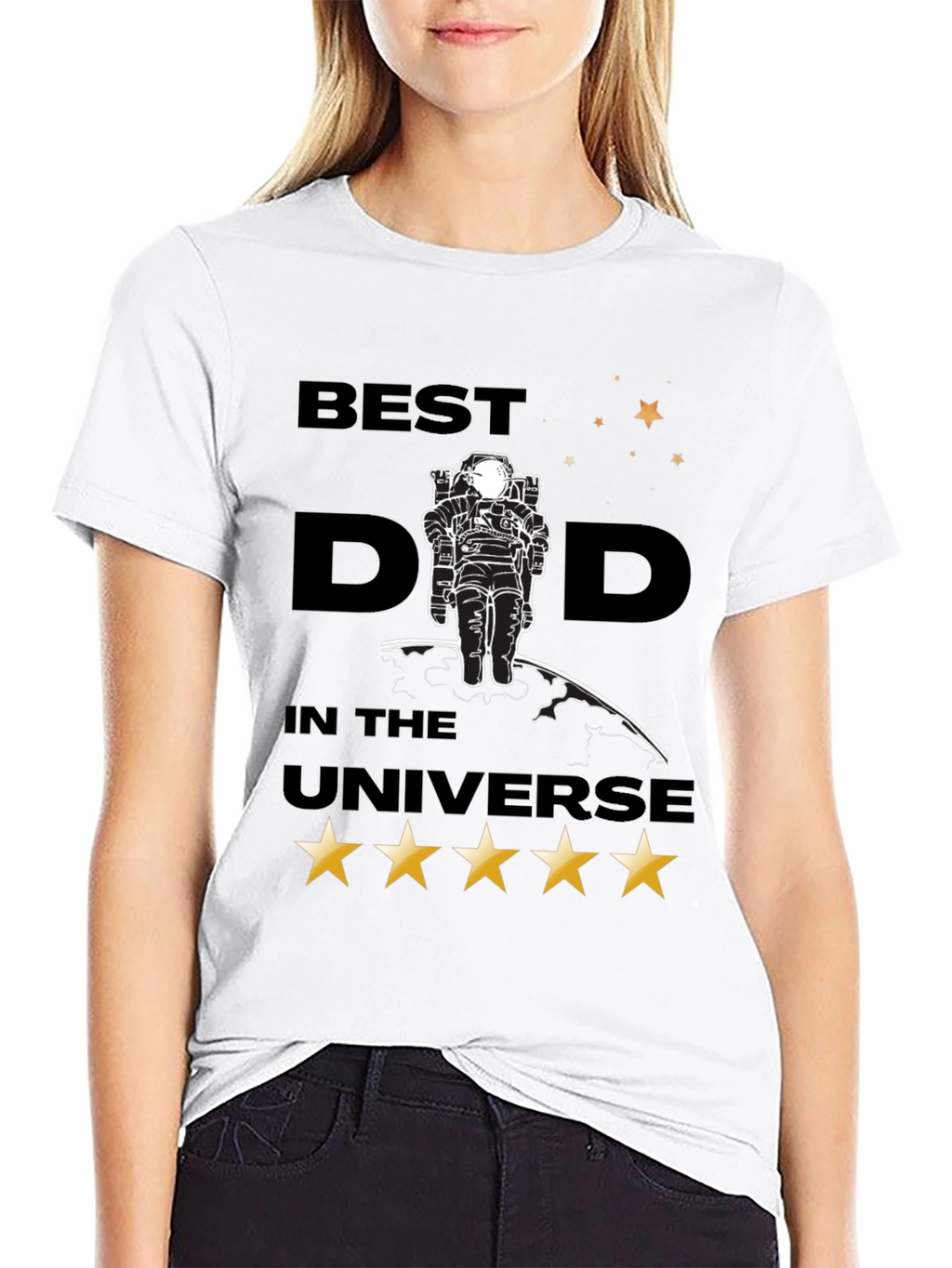 Best Dad in the Universe Graphic Tee