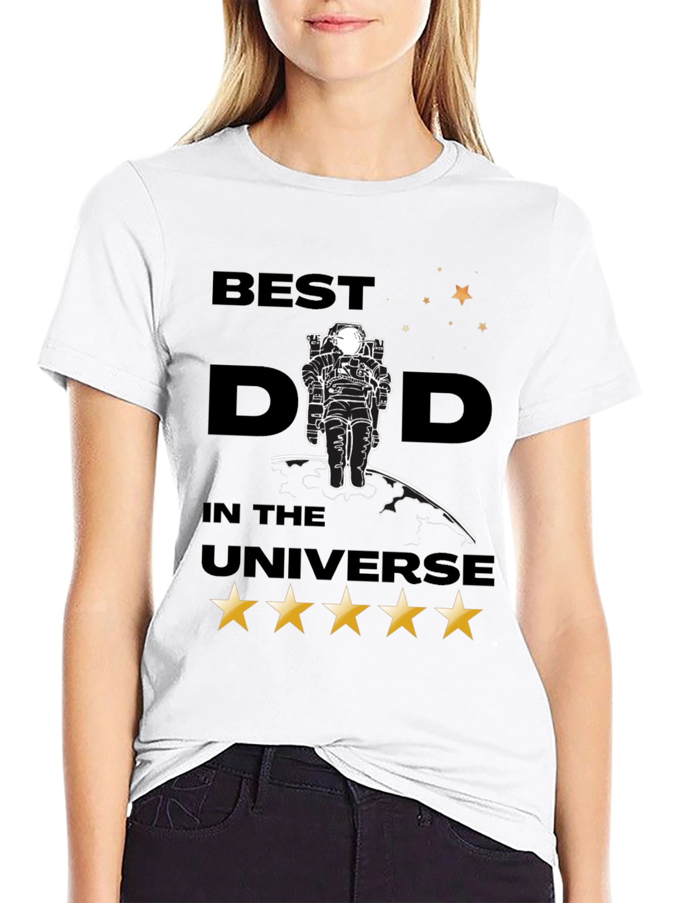 Best Dad in the Universe Graphic Tee