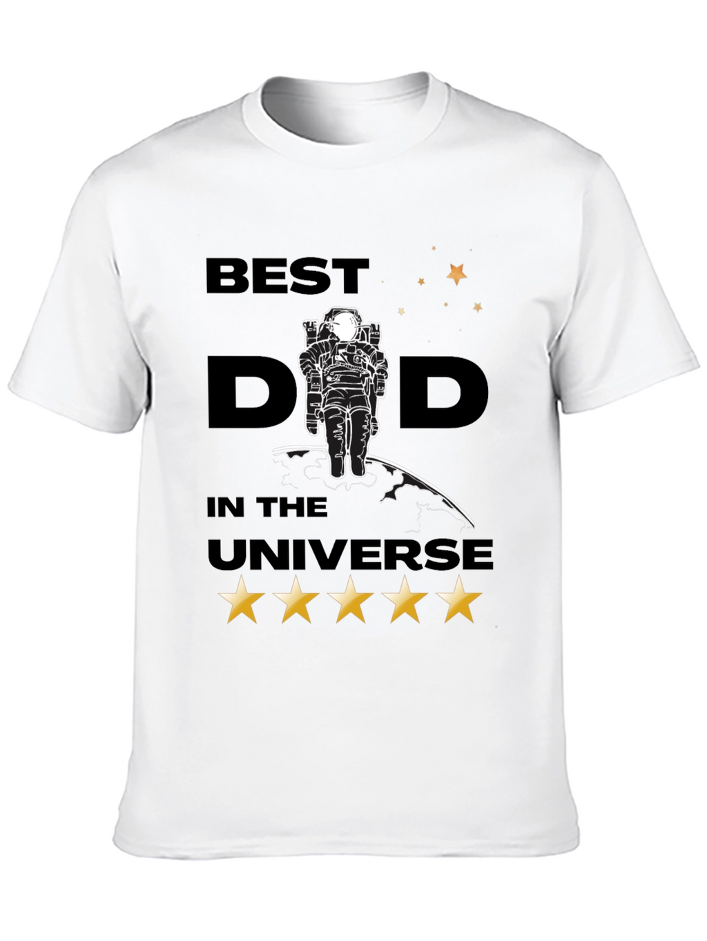 Best Dad in the Universe Graphic Tee
