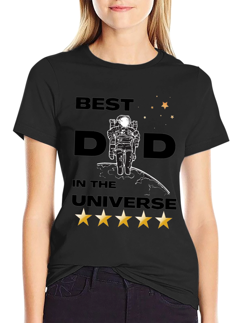 Best Dad in the Universe Graphic Tee