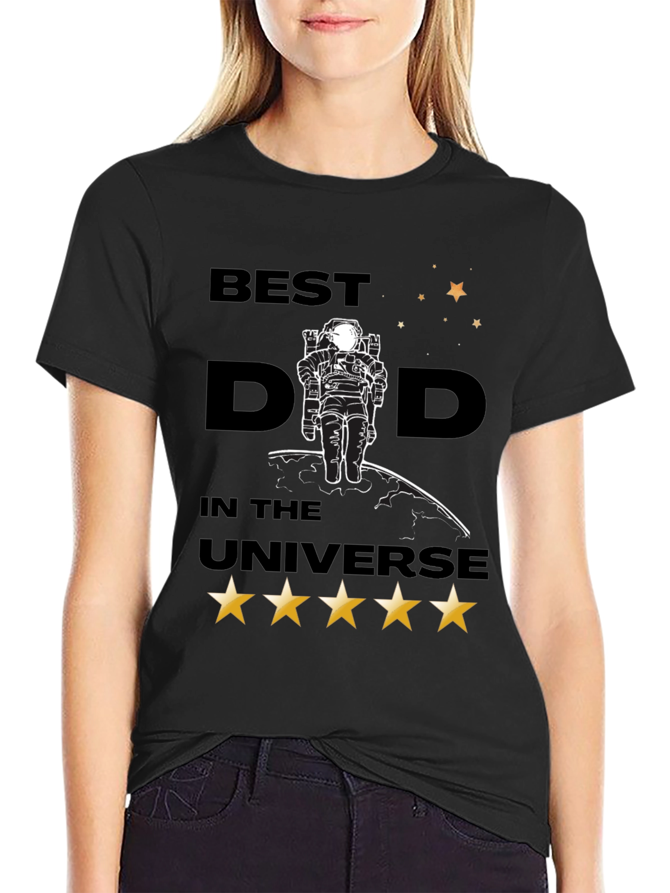 Best Dad in the Universe Graphic Tee
