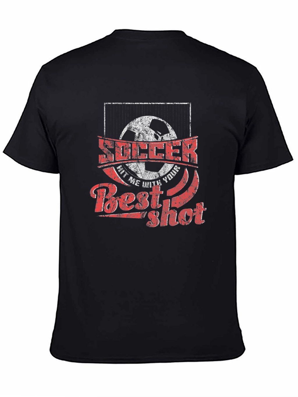 Soccer Best Shot Graphic T-Shirt
