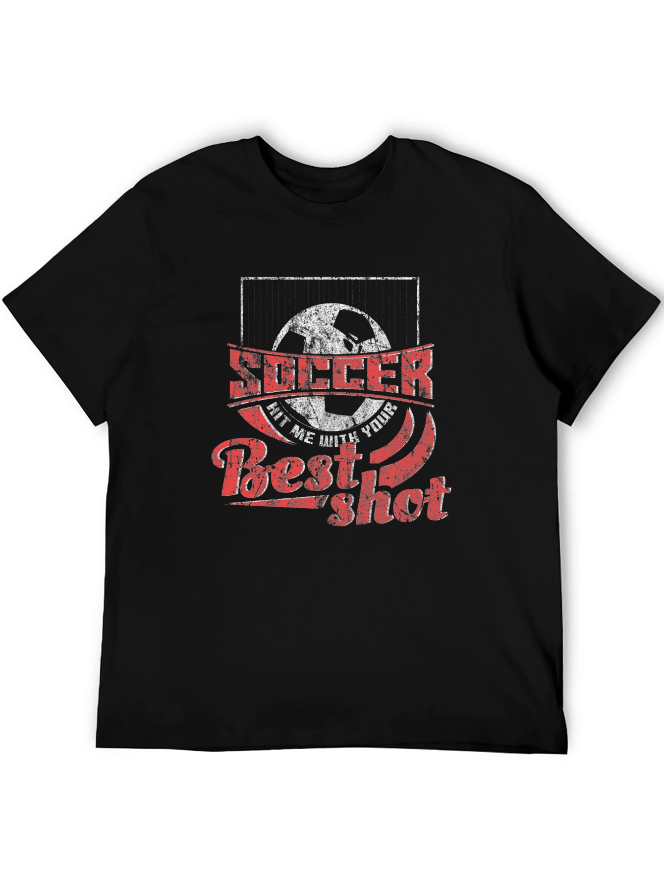 Soccer Best Shot Graphic T-Shirt