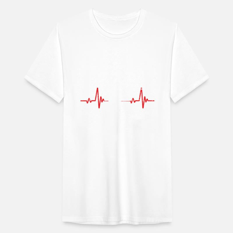 Heart Beat Skiing Winter Sports Ski Lover