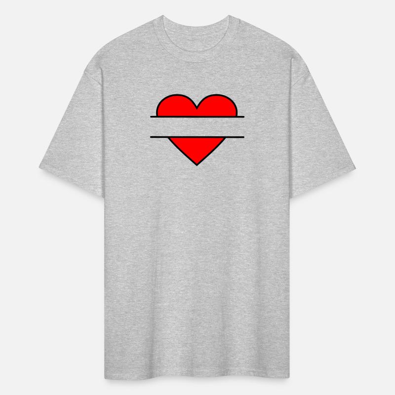 Heart for name tag red