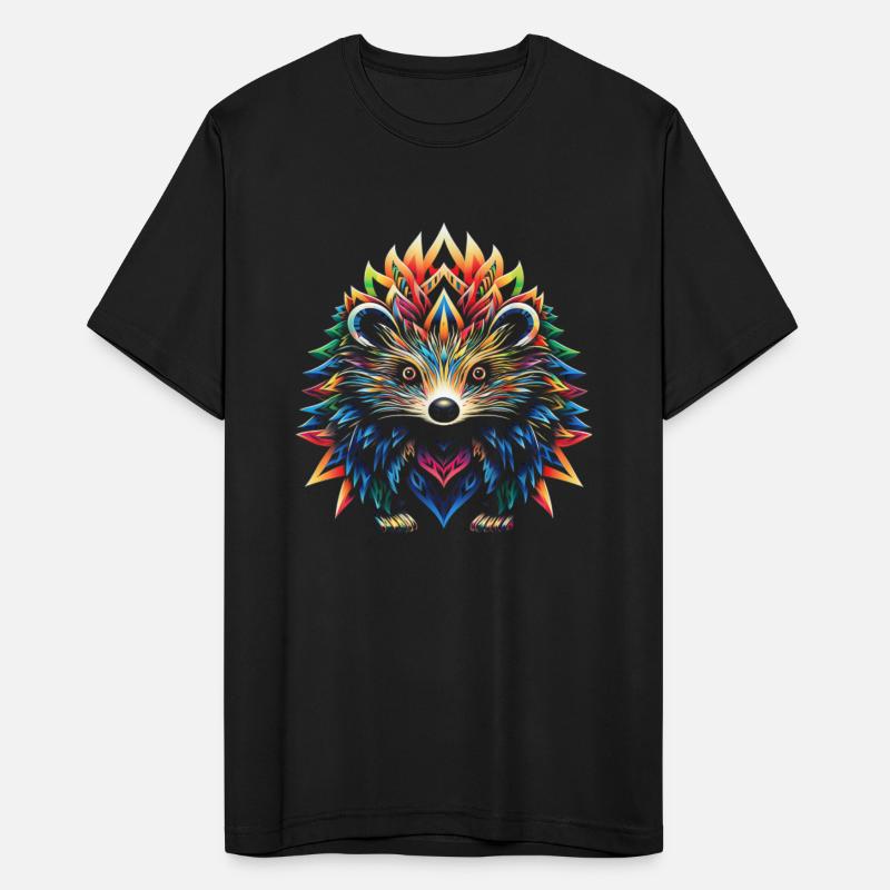 Hedgehog Mandala Graphic Colorful Artwork