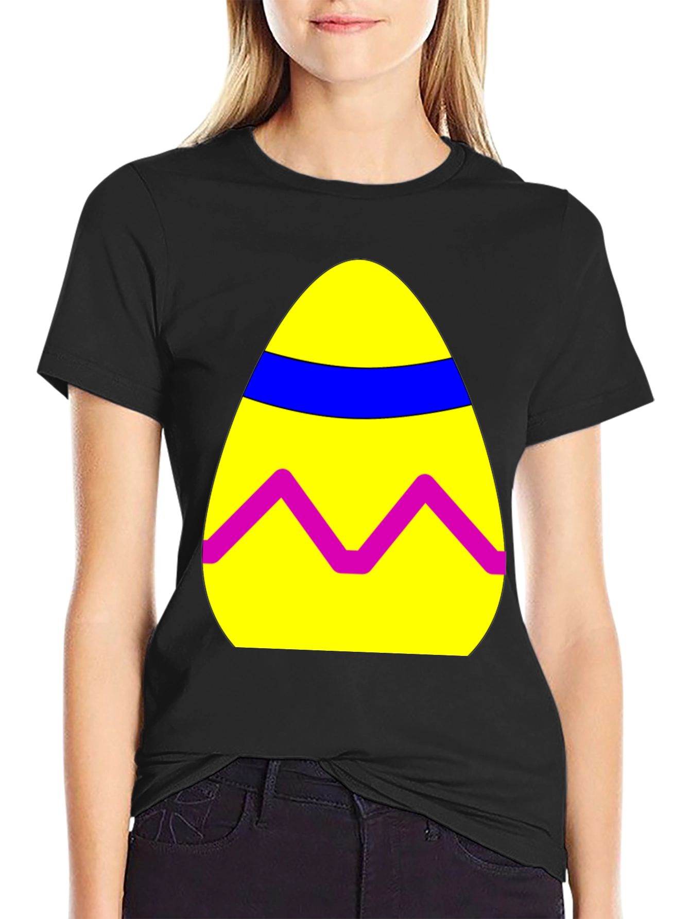 Easter Egg Graphic Tee - Fun Holiday Shirt