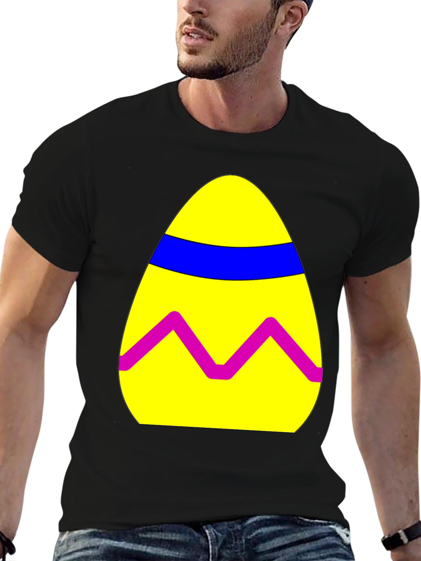 Easter Egg Graphic Tee - Fun Holiday Shirt