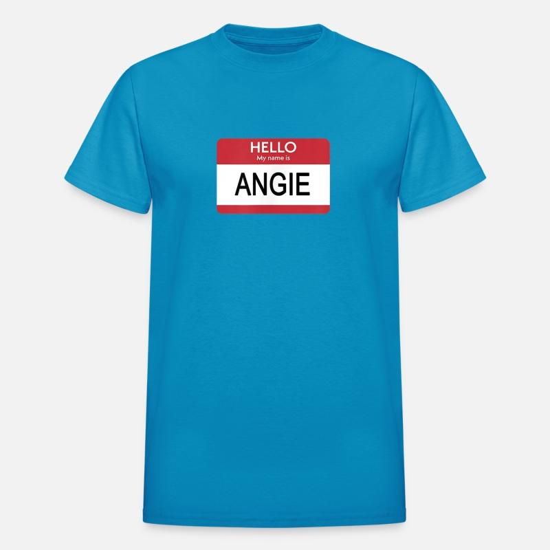 Hello Name Angie Tag