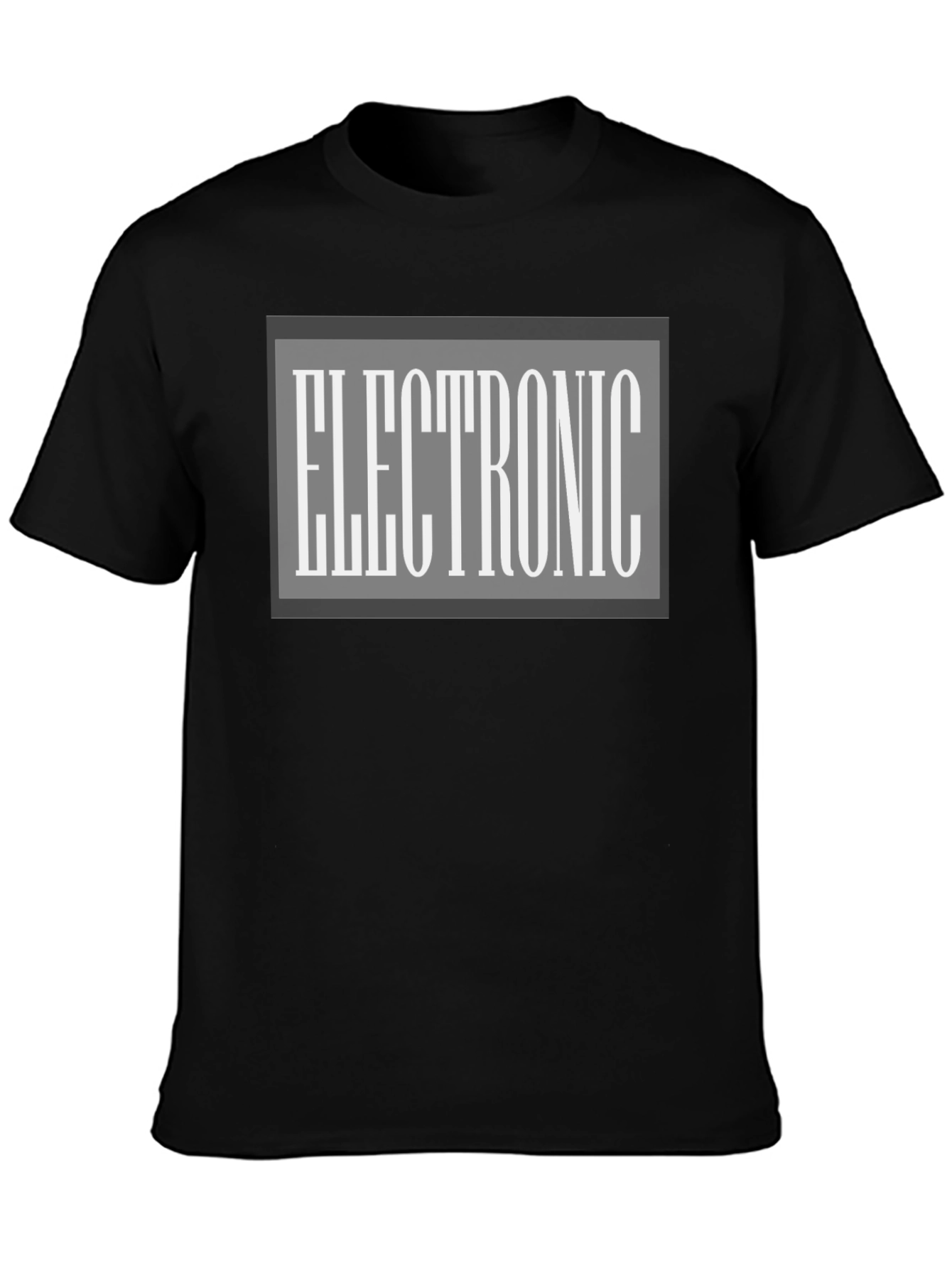 Electronic Graphic Black T-Shirt