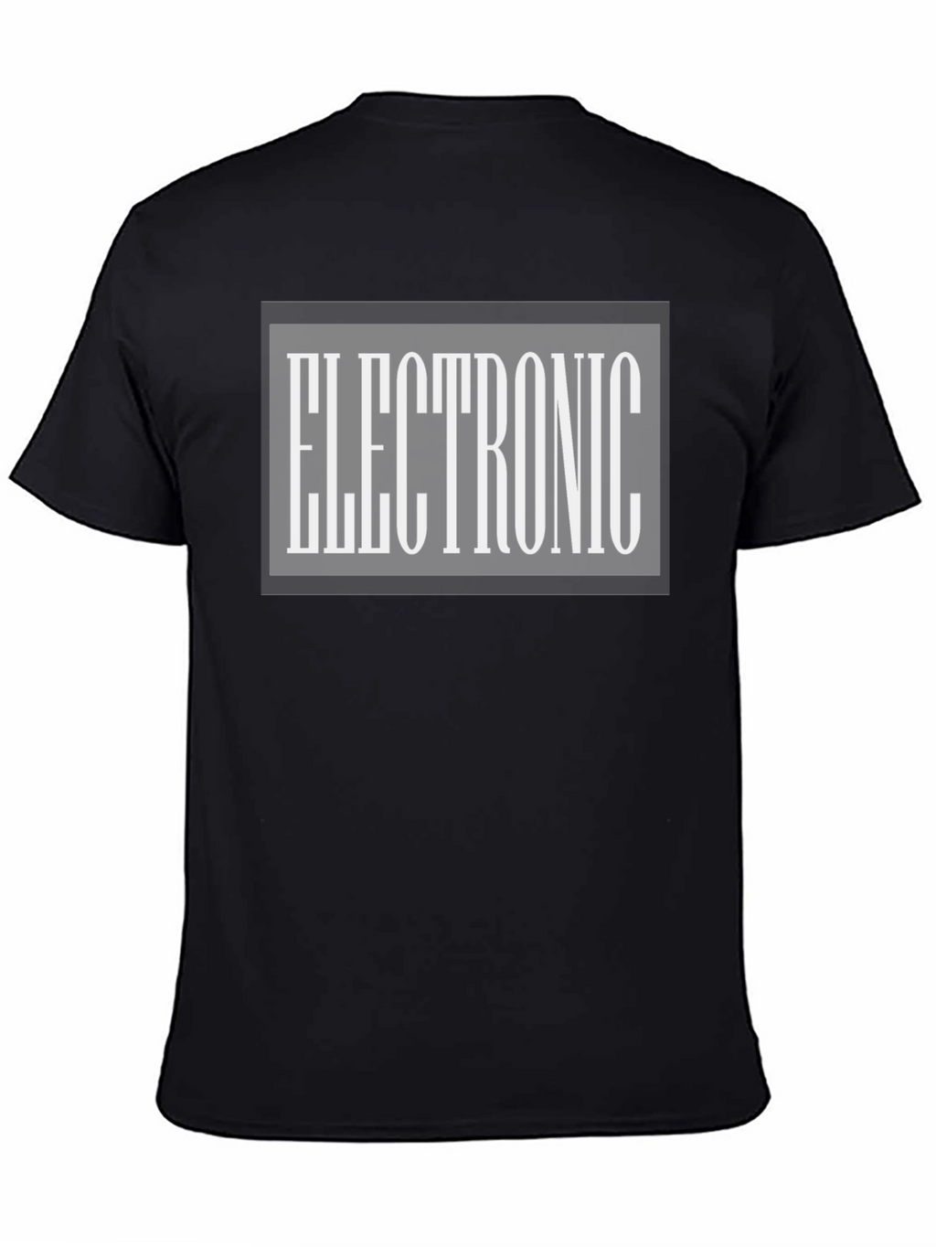 Electronic Graphic Black T-Shirt