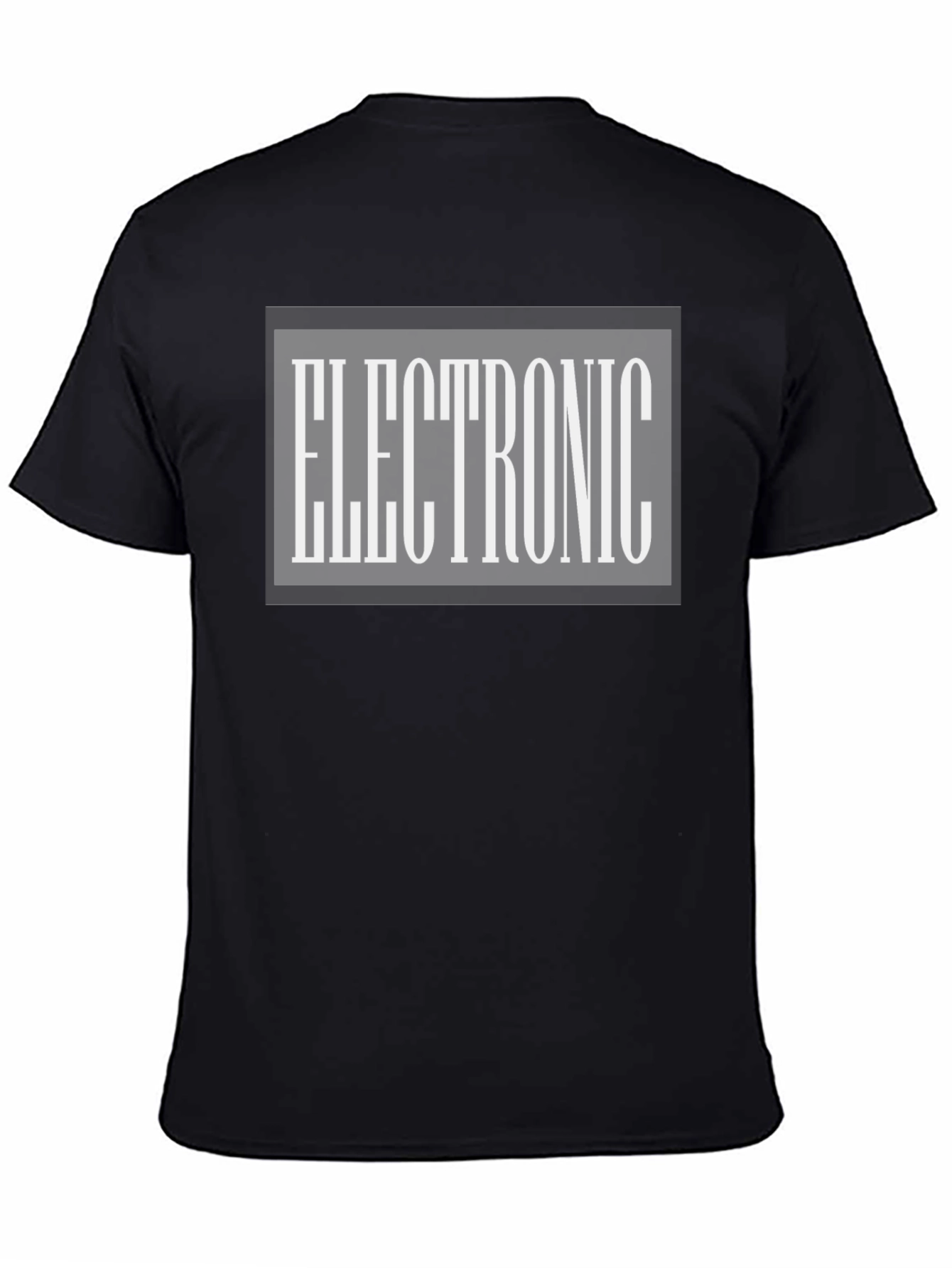 Electronic Graphic Black T-Shirt