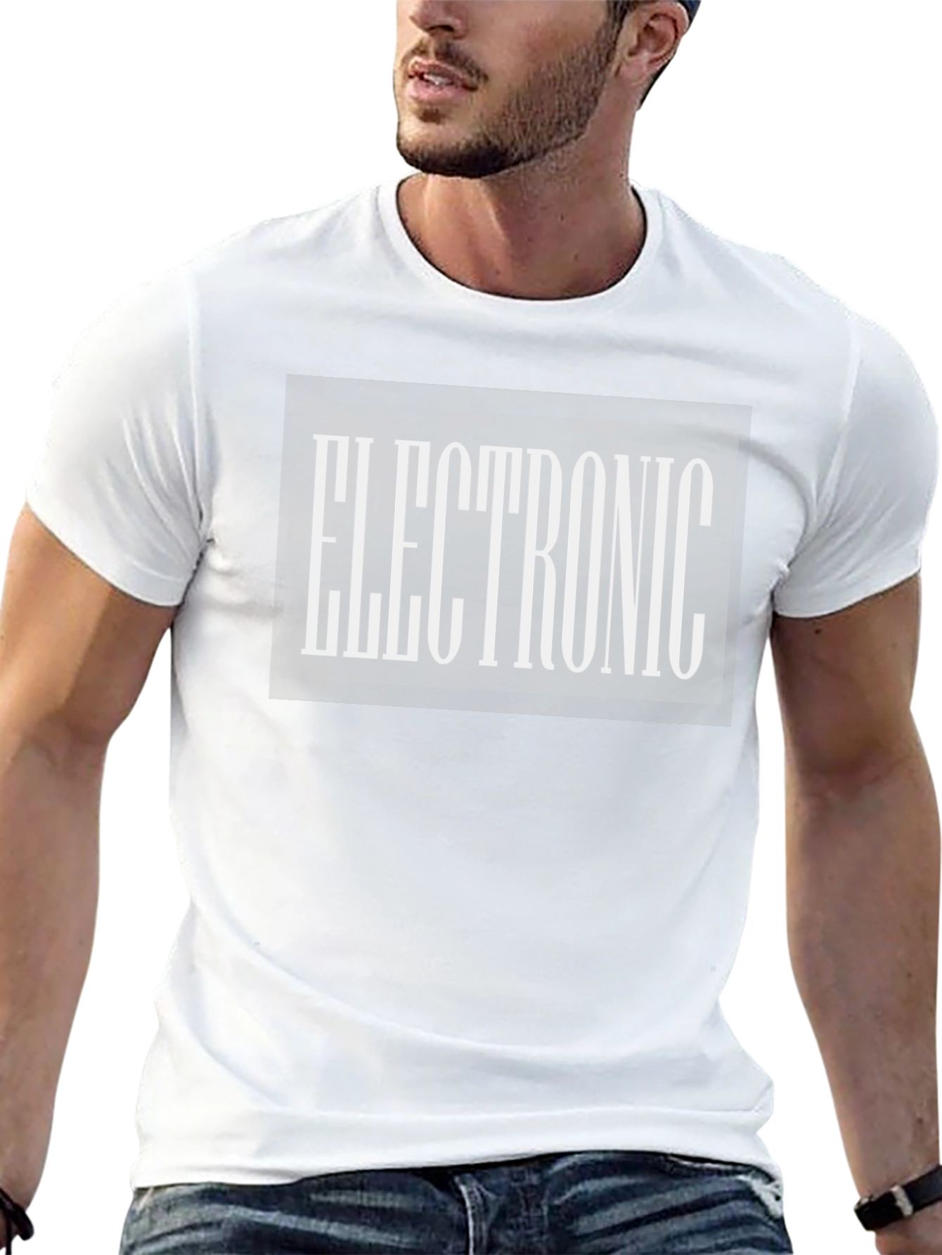 Electronic Graphic Black T-Shirt