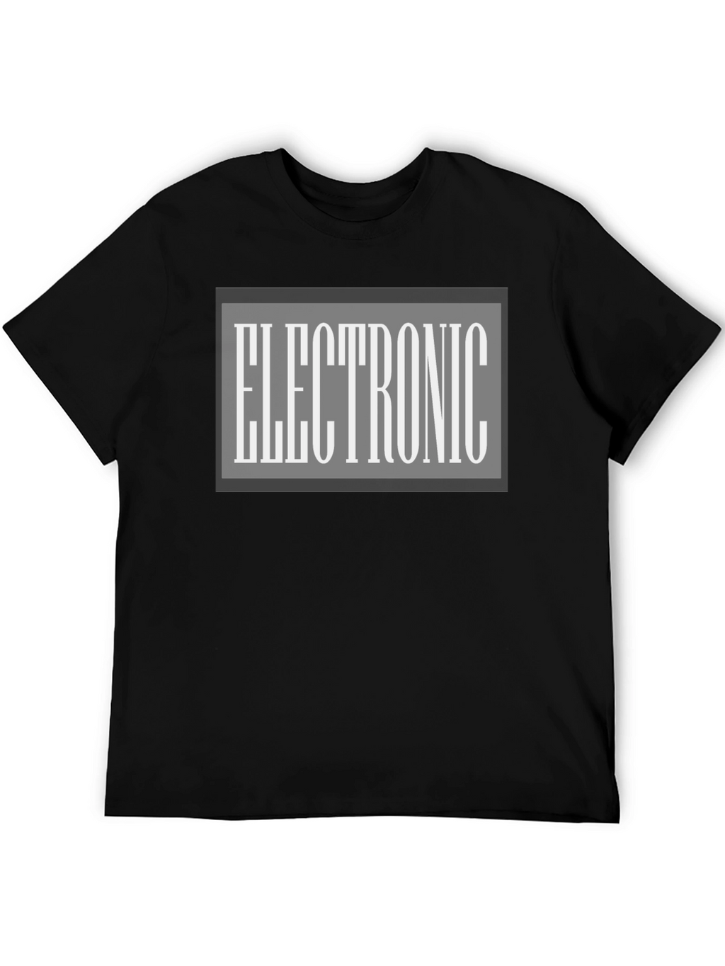 Electronic Graphic Black T-Shirt