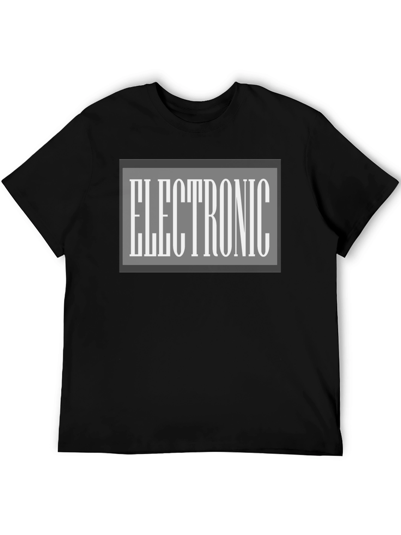 Electronic Graphic Black T-Shirt