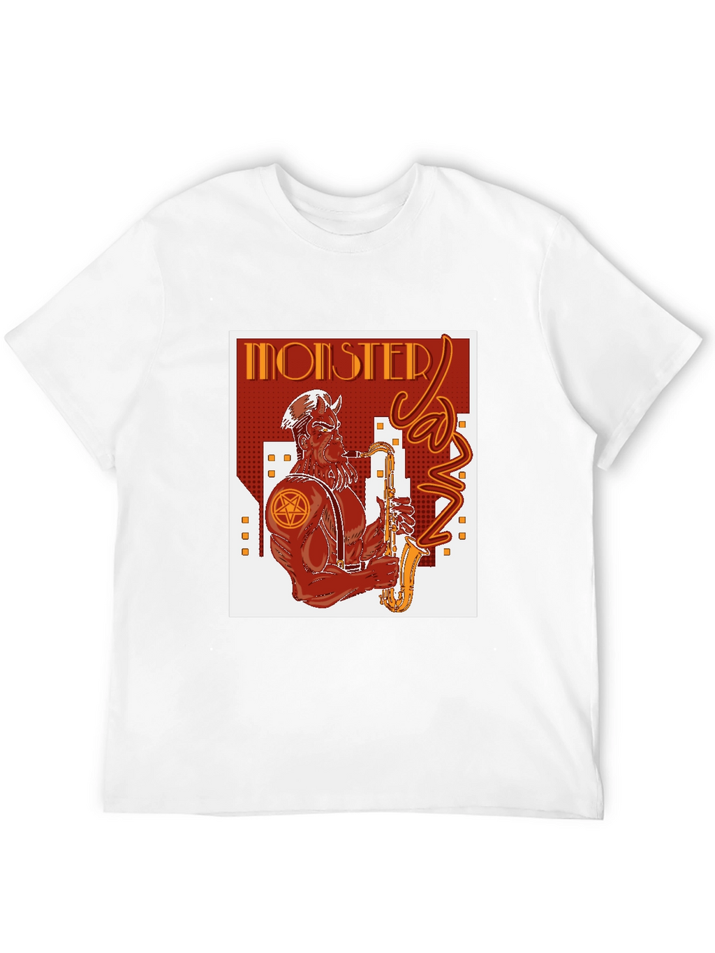 Monster Jazz Graphic Tee - Black