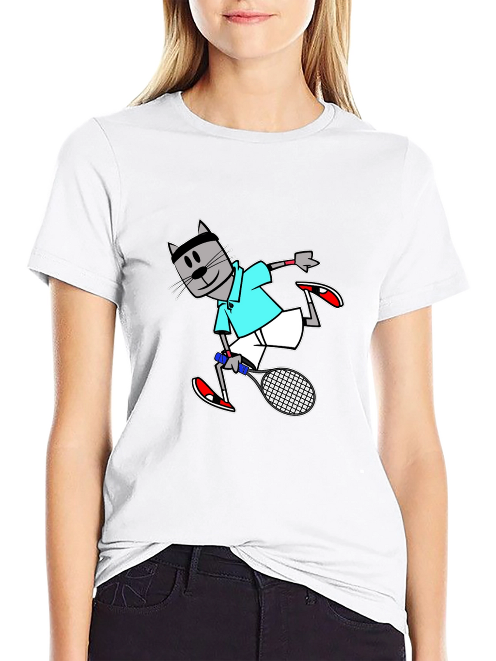 Tennis Cat T-Shirt